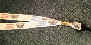 Census 2020 badge holder