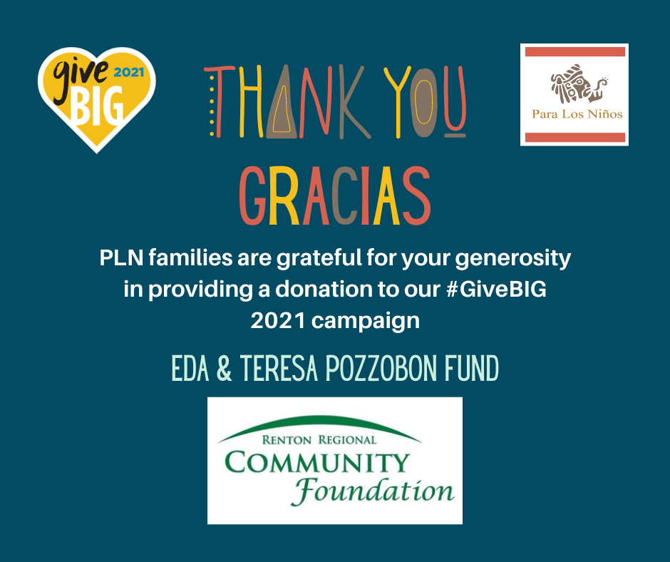 A thank you graphic for donations