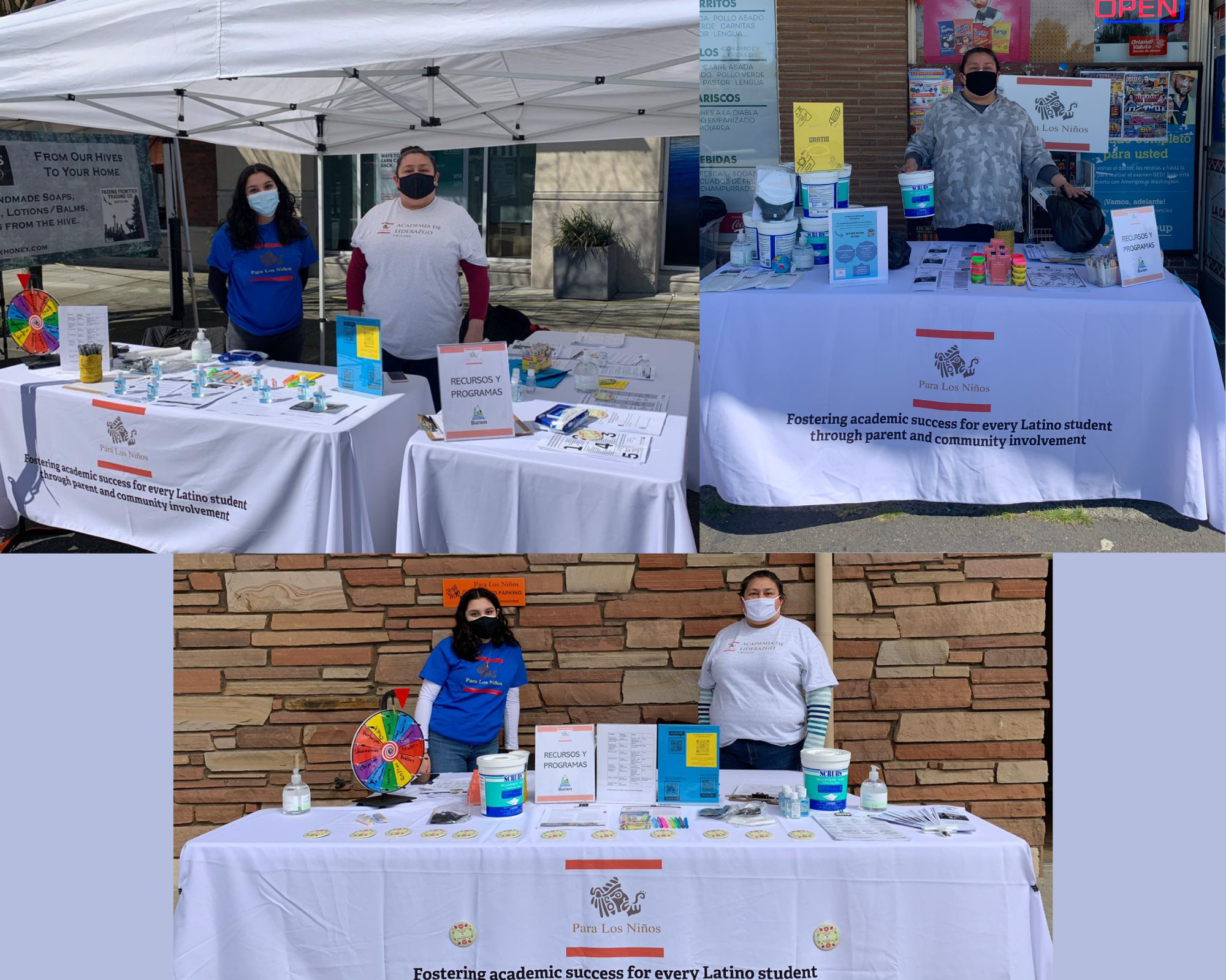 Photos of PLN volunteers