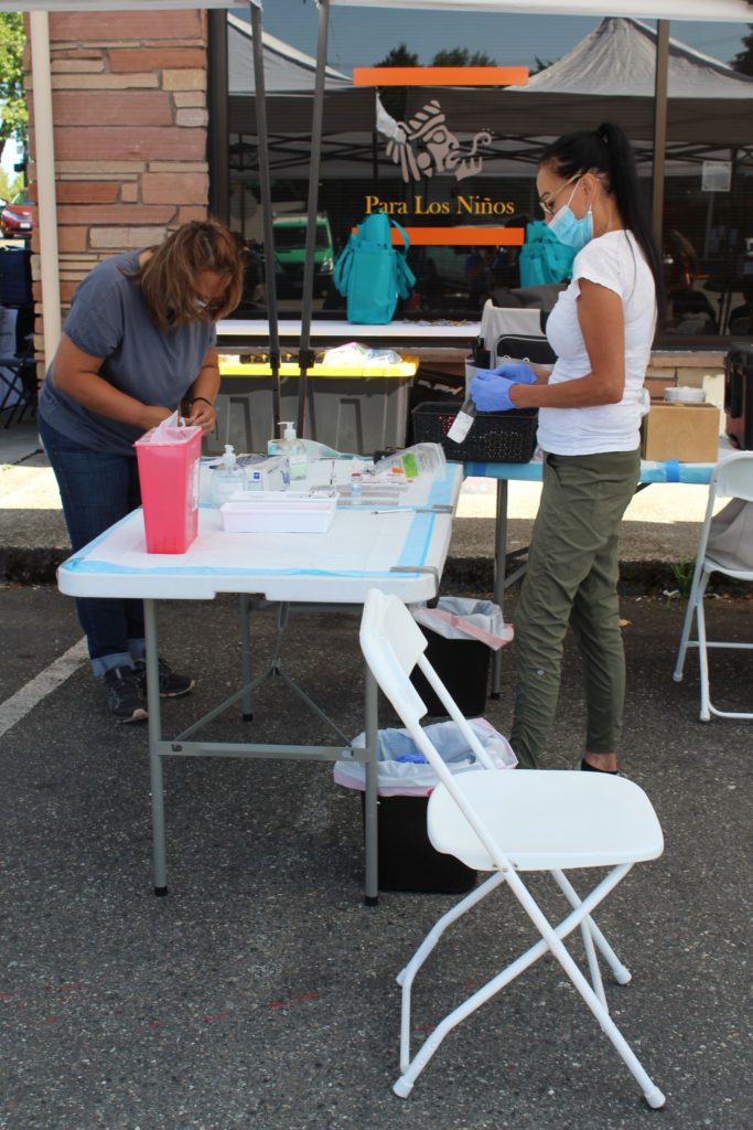 Image of staff prepping