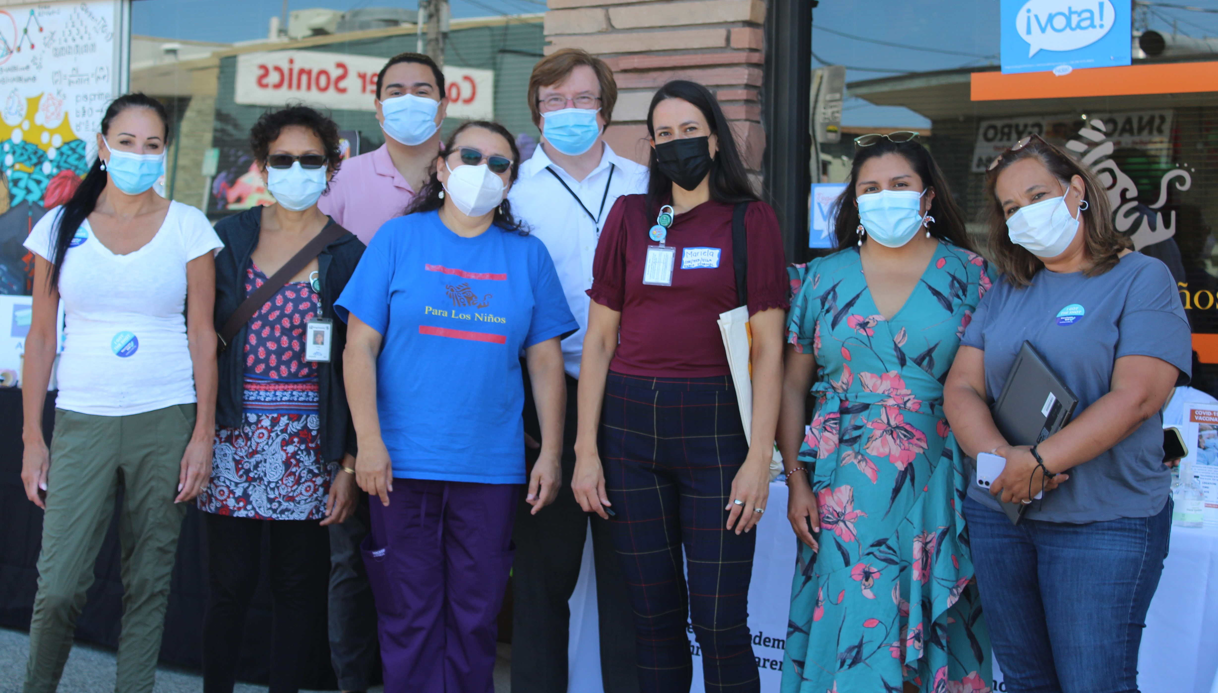 Image of staff at event