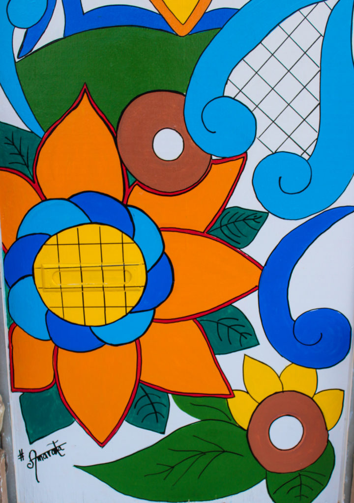 Photo of the mural - Foto del mural