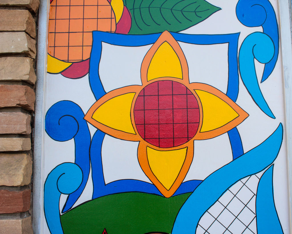 Photo of the mural - Foto del mural